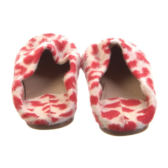 Acne Studios Leopard Flat |Red & Off- White |Sz 7 - Picture 5 of 8
